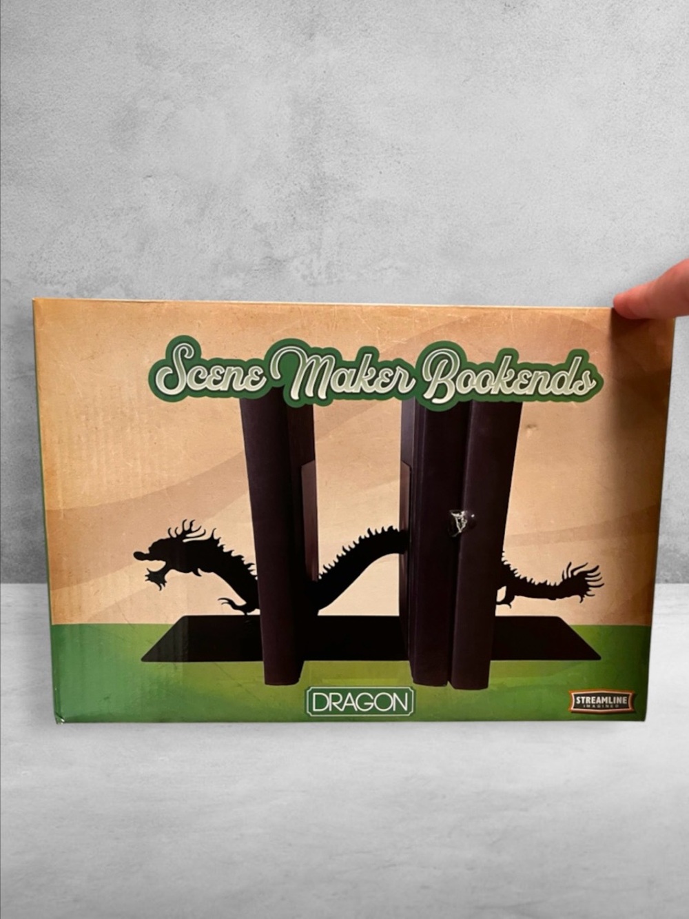 NWT Scene Maker Bookends in Black- Streamline